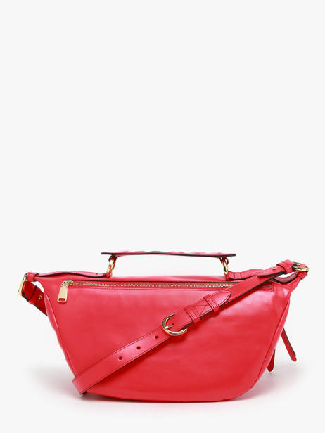 Cross Body Tas M Origami Leder Lancel Rood origami A12528 ander zicht 4